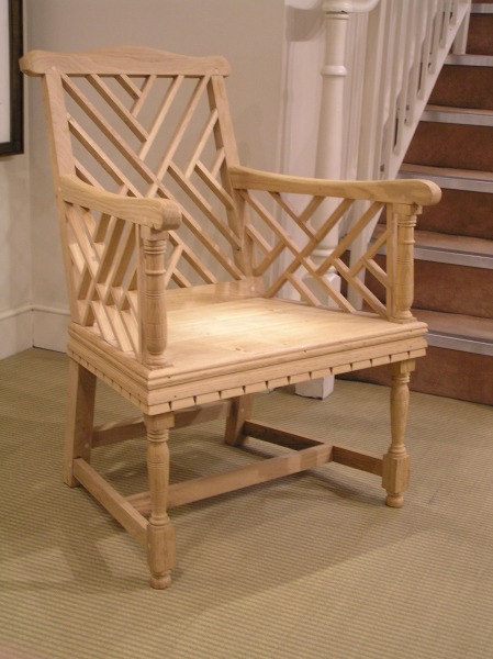 Lutyens style garden chair